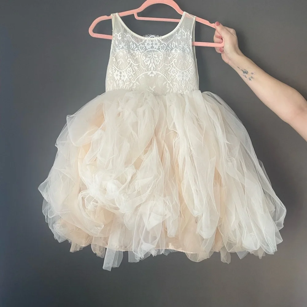 Alora Safari one of a kind girls dress size 6 - Picture 1 of 3